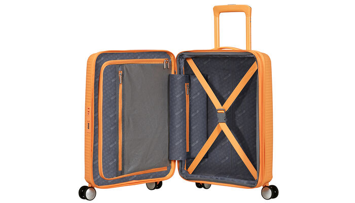 Inredning med en extra dragkedjeförsedd ficka