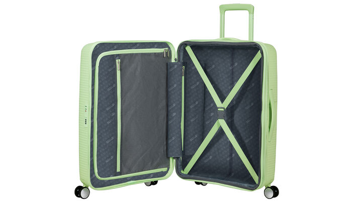 Inredning med en extra dragkedjeförsedd ficka