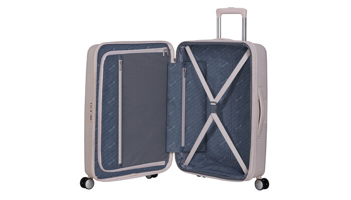 Inredning med en extra dragkedjeförsedd ficka