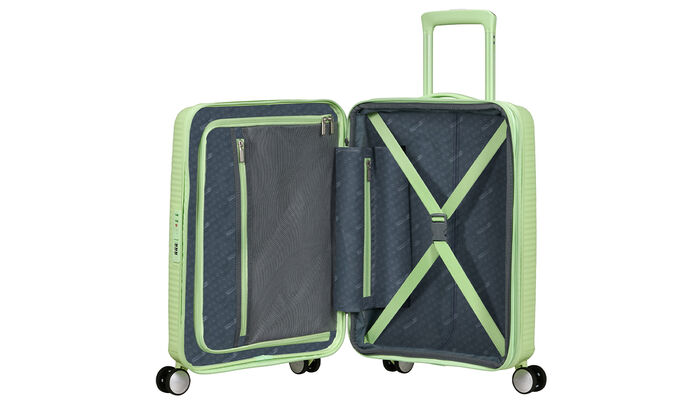 Inredning med en extra dragkedjeförsedd ficka