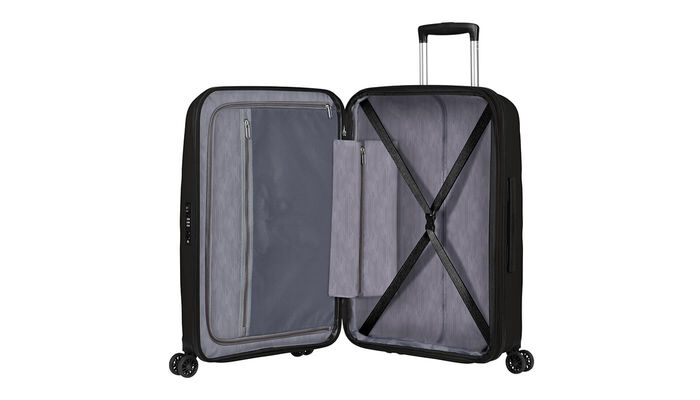 Inredning med extra fack som har dragkedja