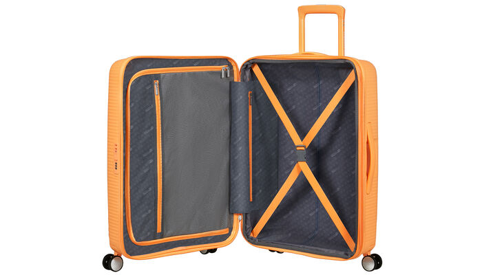 Inredning med en extra dragkedjeförsedd ficka