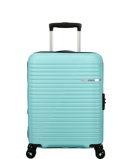 Liftoff 55cm Resv&auml;ska med 4 hjul | American Tourister Liftoff Spinner Exp TSA 55cm  Summer Blue