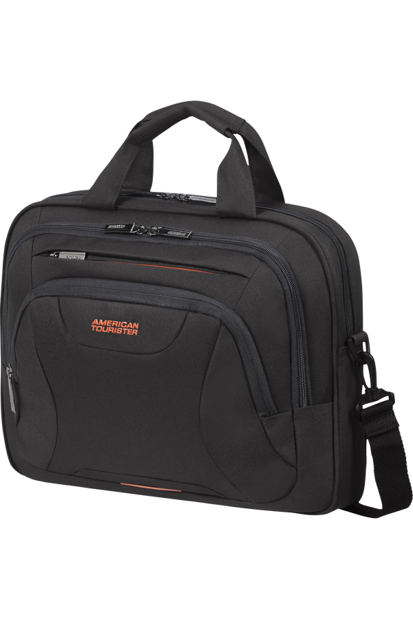 American Tourister At Work Laptop Bag  13.3-14.1inch Black/Orange