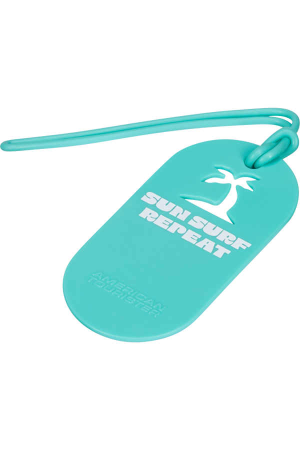 Fun Tags Bagagebricka &ndash; Set med 2 st | American Tourister American Tourist. Ta Luggage Tag X2 Fun  Sun Surf Repeat