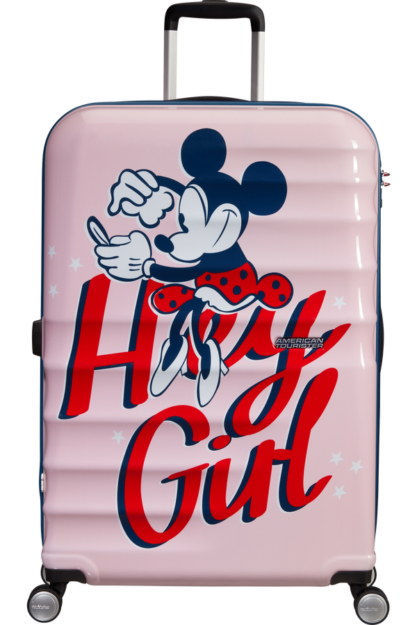 American Tourister Wavebreaker Disney Spinner Disney 77cm  Minnie Darling Pink
