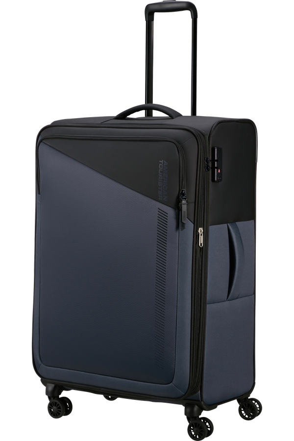 American Tourister Daring Dash Spinner Expandable TSA L  Black/Grey