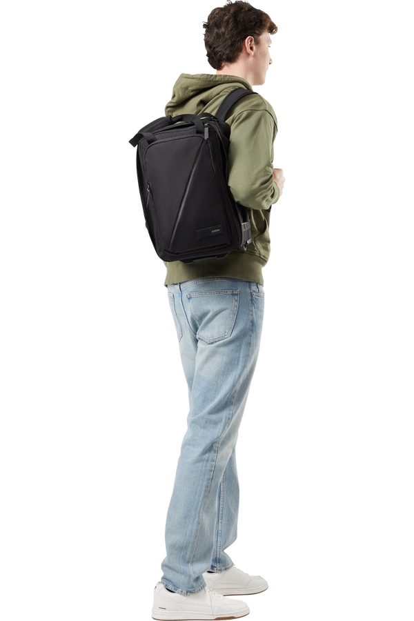 American Tourister Take2cabin Backpack with Wheels S  Black American Tourister Take2cabin Backpack with Wheels S  Black