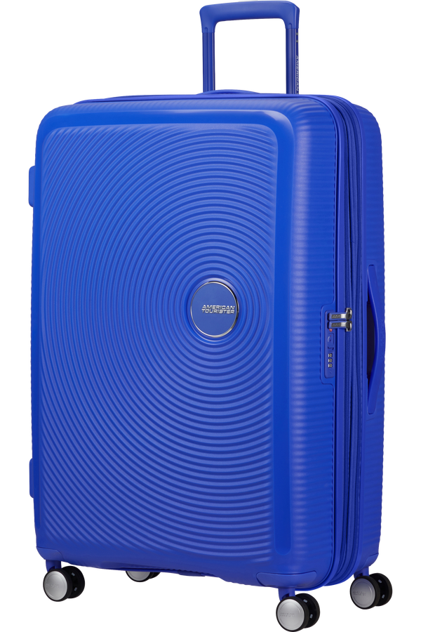 American Tourister SoundBox Spinner Expandable 77cm  Cobalt Blue