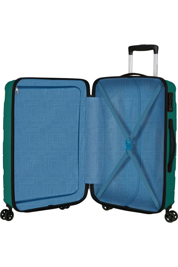 Jetdriver 3.0 67cm Resv&auml;ska med 4 hjul | American Tourister Jetdriver 3.0 Spinner 67/24 TSA 67cm  Sporty Teal