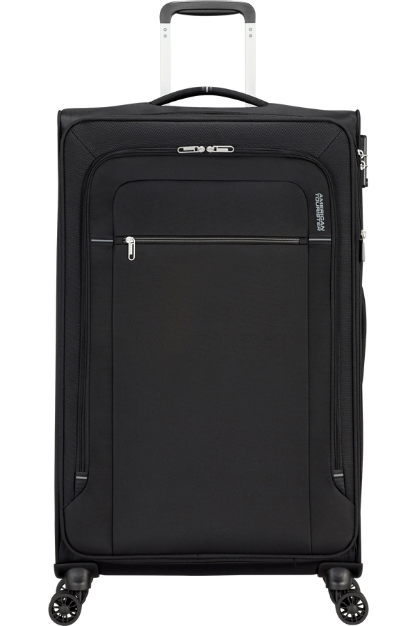 American Tourister Crosstrack Spinner Expandable 79cm  Black/Grey