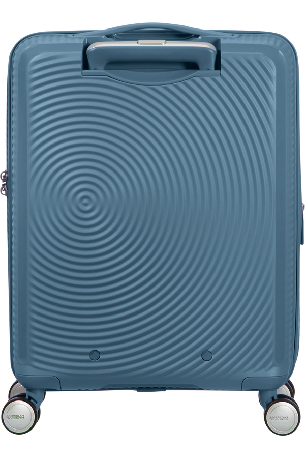 American Tourister Soundbox Spinner Expandable 55cm  Stone Blue American Tourister Soundbox Spinner Expandable 55cm  Stone Blue