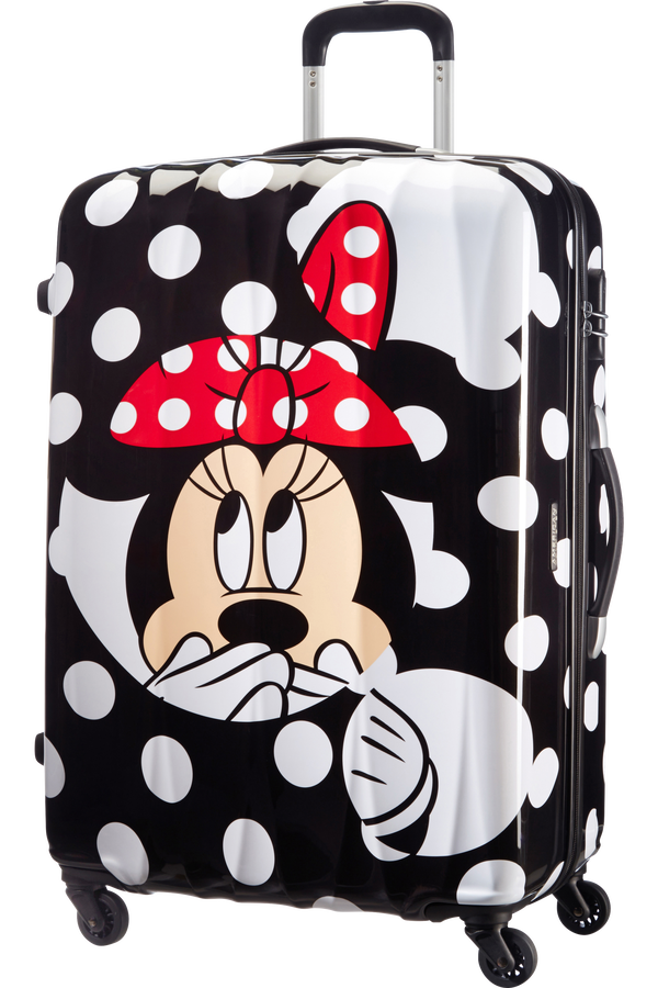 American Tourister Disney 4-wheel Spinner 75cm large suitcase Minnie Dots