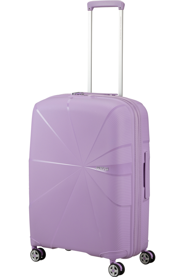 American Tourister Starvibe Spinner Expandable TSA 67cm Digital Lavender