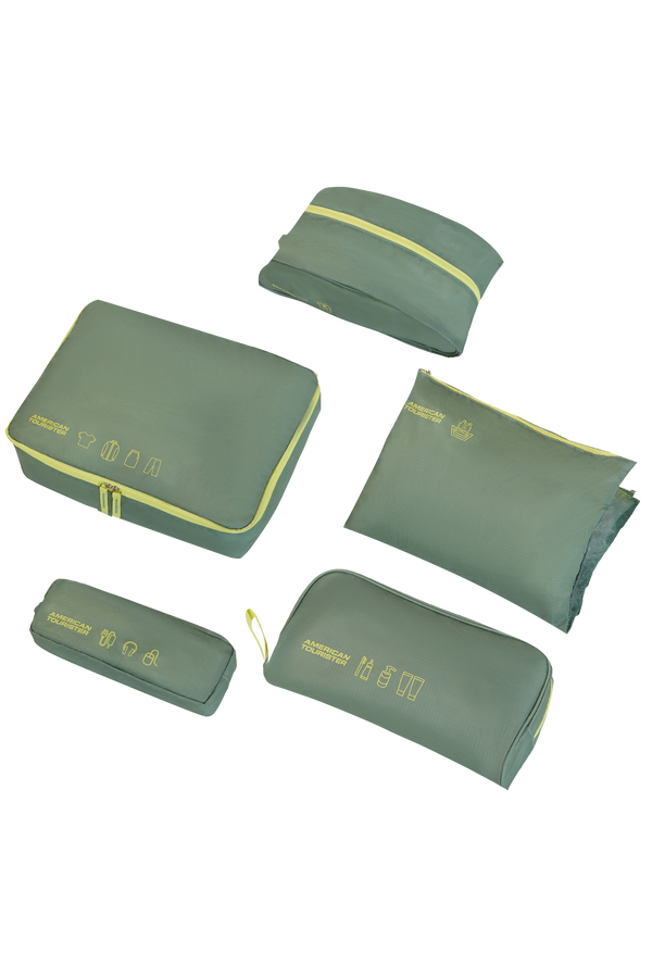 Packing Organisers Set med 5 packorganisat&ouml;rer