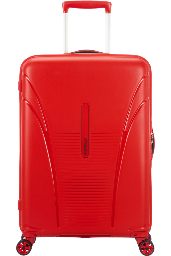 American Tourister Skytracer 4-wheel 68cm medium Spinner suitcase  Formula Red