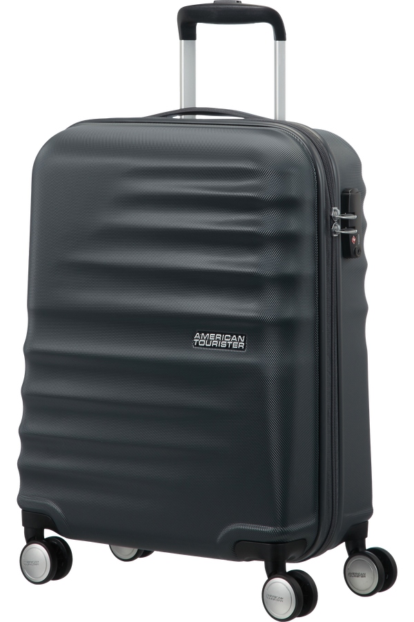 American Tourister Wavebreaker 4-wheel cabin baggage Spinner suitcase 55x40x20cm Nightshade