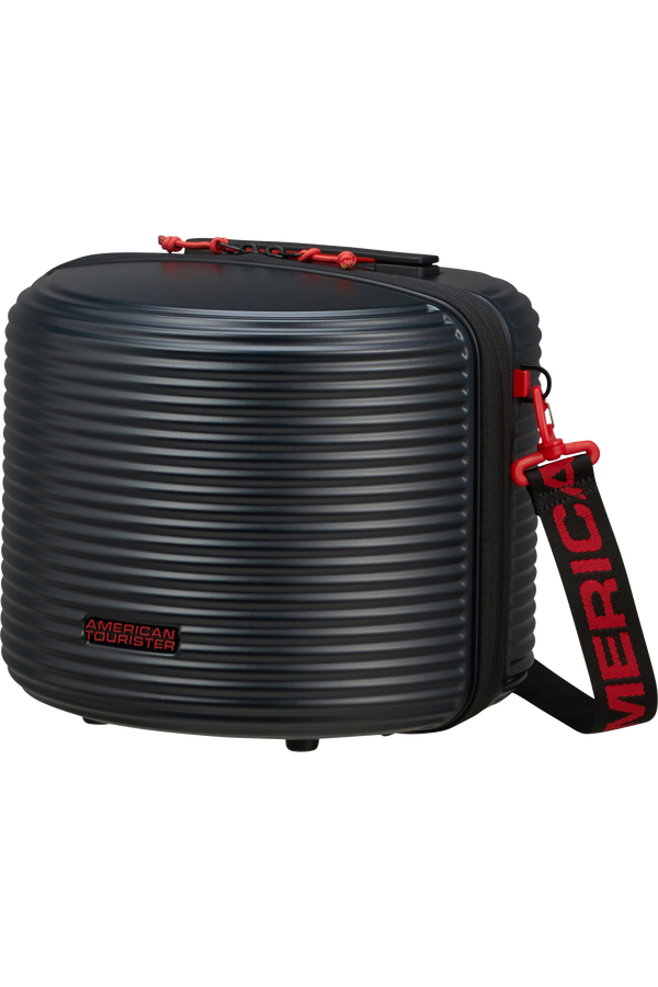 American Tourister Rollio Beauty Case  Black/Red