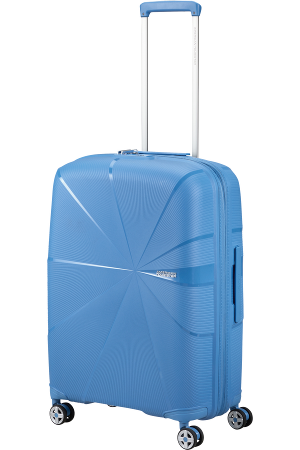 American Tourister Starvibe Spinner Expandable TSA 67cm Tranquil Blue American Tourister Starvibe Spinner Expandable TSA 67cm Tranquil Blue
