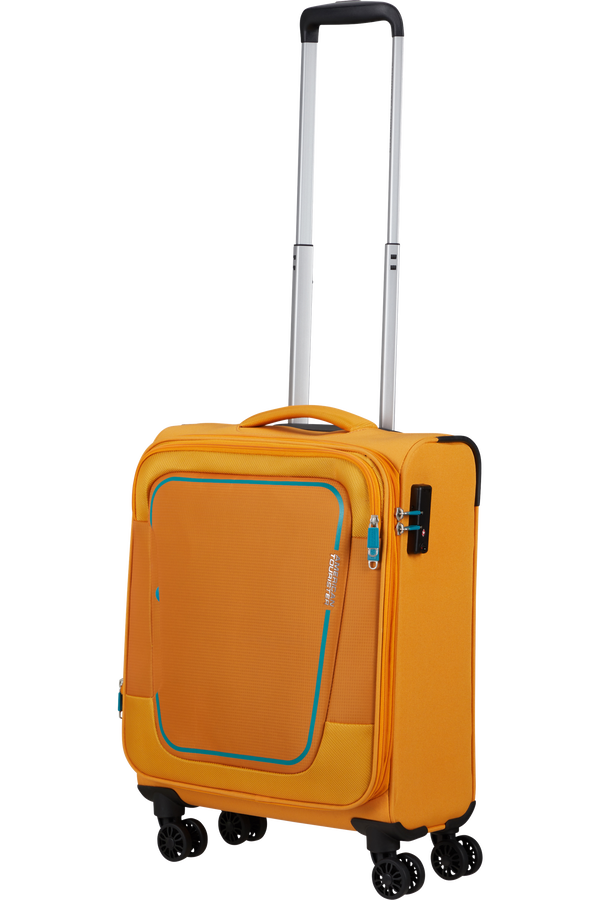 American Tourister Pulsonic Spinner Expandable 55cm  Sunset Yellow