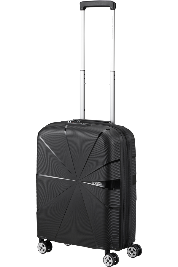 American Tourister Starvibe Spinner Expandable TSA 55cm Black