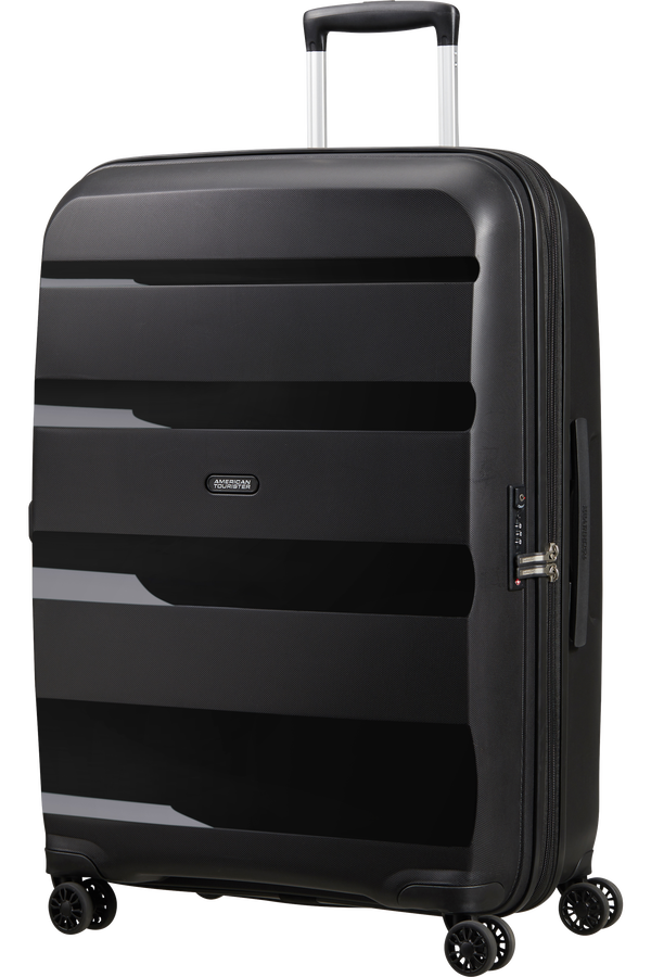 American Tourister Bon Air Dlx Spinner TSA Expandable 75cm  Black American Tourister Bon Air Dlx Spinner TSA Expandable 75cm  Black