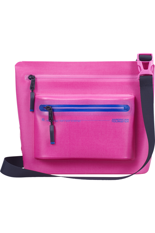 Colourdry M Axelremsv&auml;ska | American Tourister Colourdry Shoulder Bag M  Electric Fuchsia