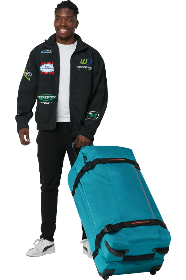 American Tourister Urban Track Duffle With Wheels L  Verdigris American Tourister Urban Track Duffle With Wheels L  Verdigris