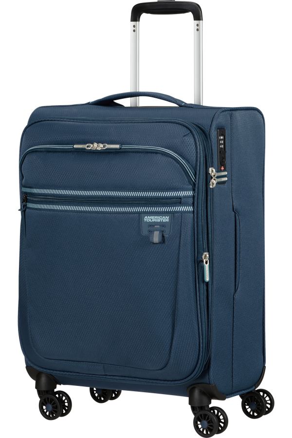 American Tourister Aerospin Spinner Expandable S  Indigo American Tourister Aerospin Spinner Expandable S  Indigo