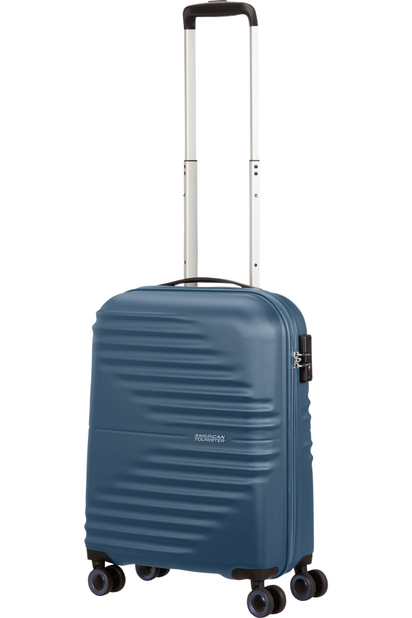 American Tourister Wavetwister Spinner TSA 55cm  Dark Navy