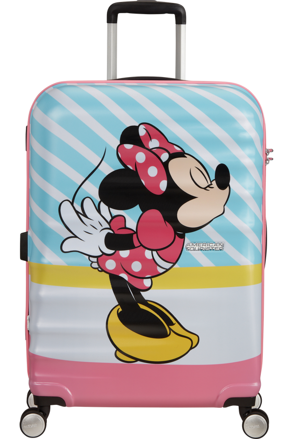 American Tourister Wavebreaker Disney Spinner 67cm  Minnie Pink Kiss