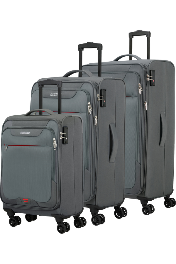American Tourister Street Roll 3 Pc Set B Grey