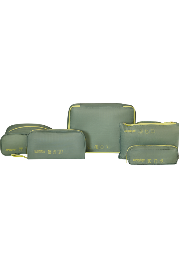 American Tourister American Tourist. Ta Packing Organizers 5Pcs  Olive/Lime