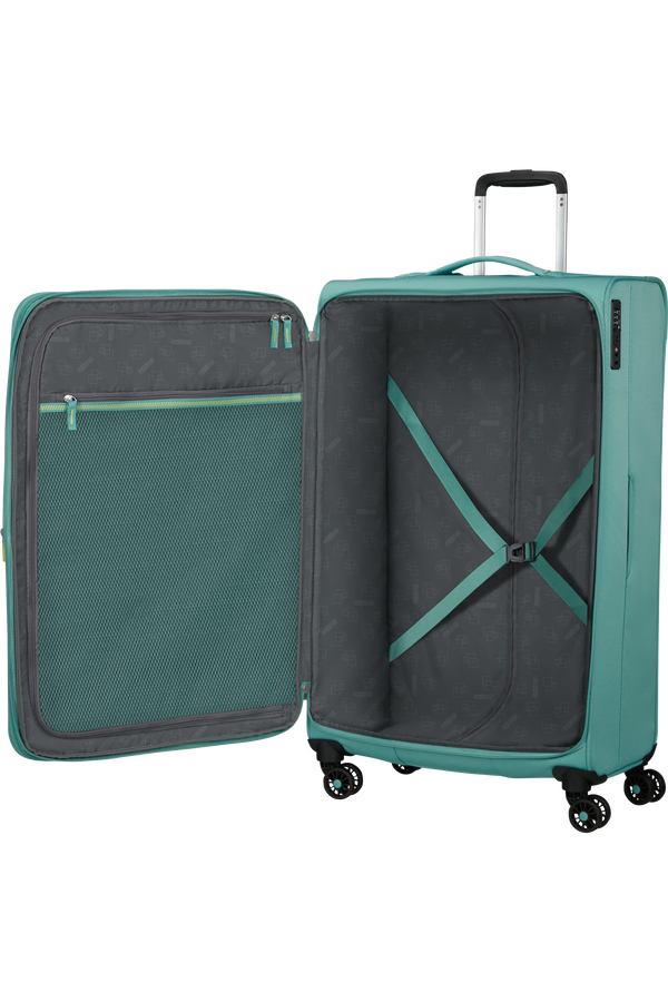 American Tourister Aerospin Spinner Expandable L  Dusty Turquoise