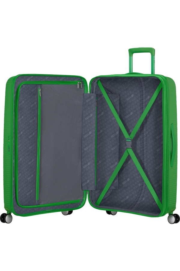 American Tourister SoundBox Spinner Expandable 77cm  Grass Green American Tourister SoundBox Spinner Expandable 77cm  Grass Green