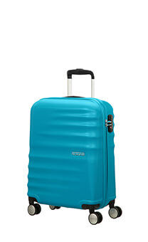 American Tourister Wavebreaker 4-wheel cabin baggage Spinner suitcase 55x40x20cm Summer Sky