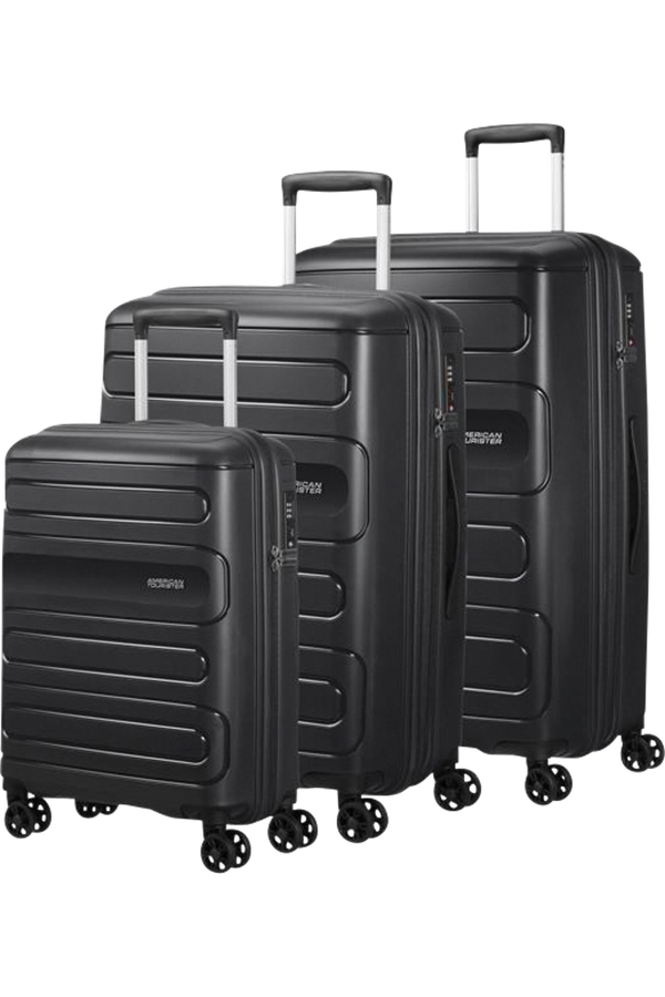 American Tourister Sunside 3 Pc Set C  Black