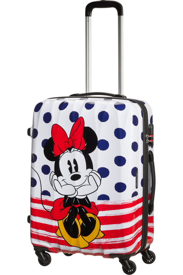 American Tourister Disney Legends Spinner 65cm  Minnie Blue Dots