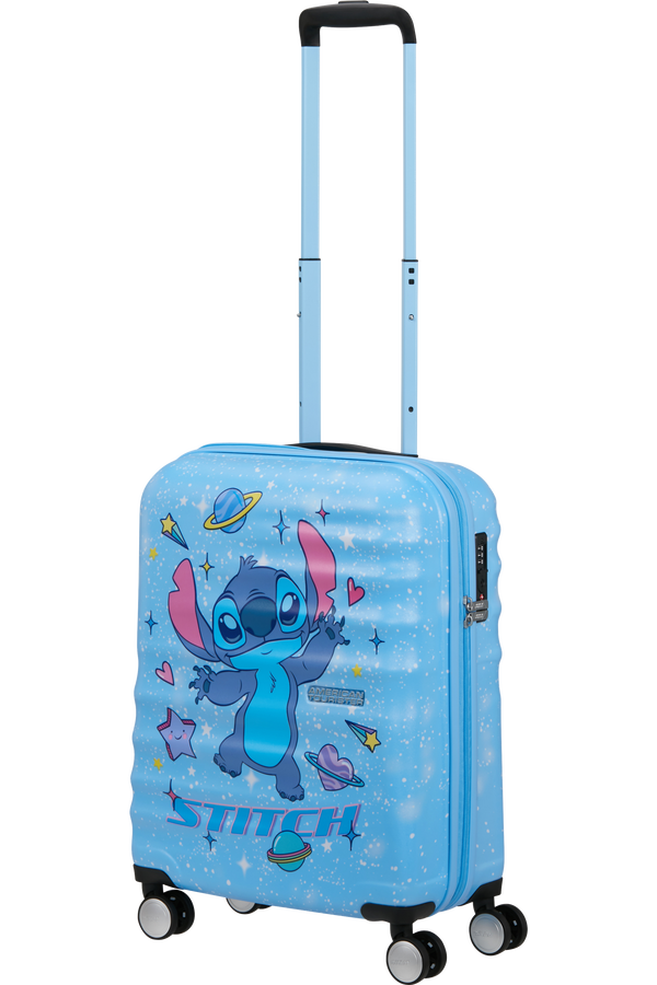 Disney Wavebreaker 55cm Kabinv&auml;skor | American Tourister Disney Wavebreaker Spinner TSA Disney Fl 55cm  Stitch Universe