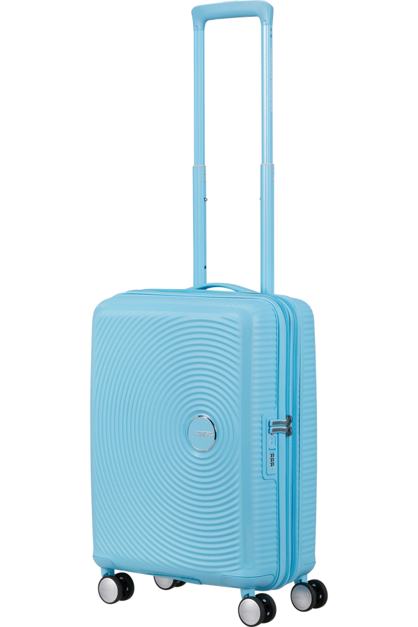 American Tourister SoundBox Spinner TSA Expandable 55cm  Blueberry Fizz