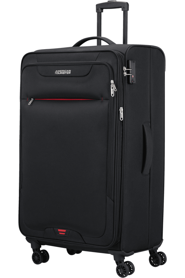 American Tourister Street Roll Spinner L Tsa Exp L  Black