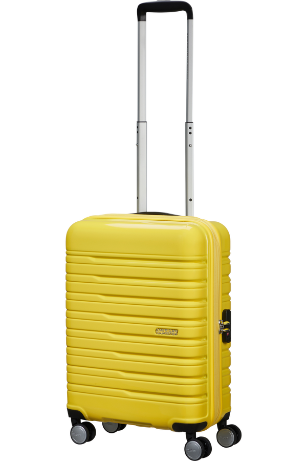 American Tourister Flashline Pop Spinner Exp TSA 55cm  Lemon Yellow