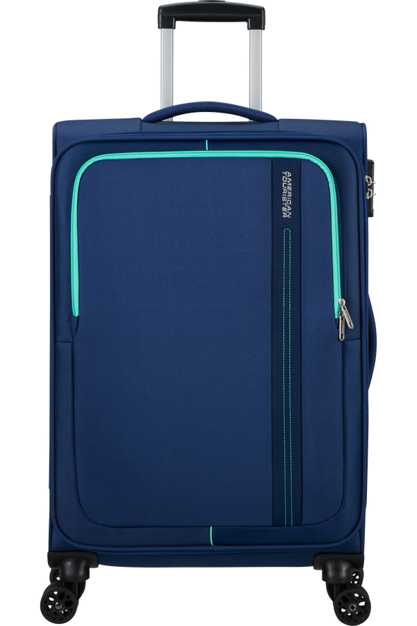 American Tourister Sea Seeker Spinner 68/25 Tsa 68cm  Combat Navy