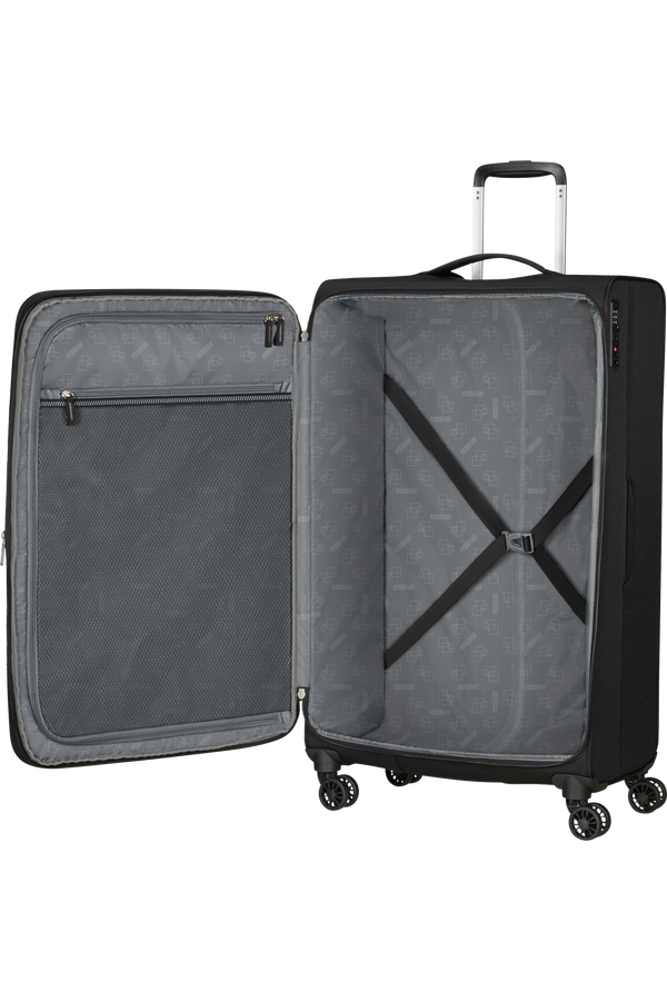 American Tourister Aerospin Spinner Expandable L  Black