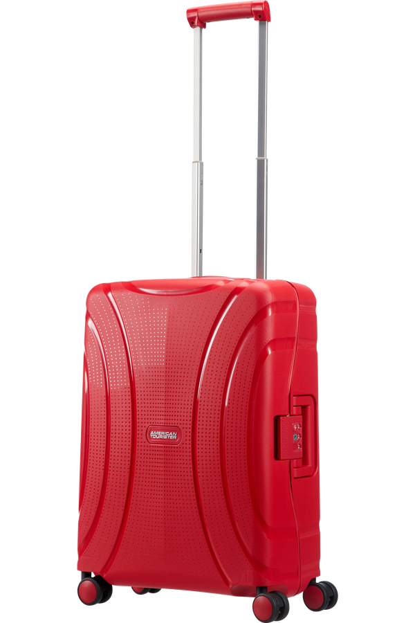American Tourister Lock'n'Roll 4-wheel cabin baggage Spinner suitcase 55x40x20cm Formula Red