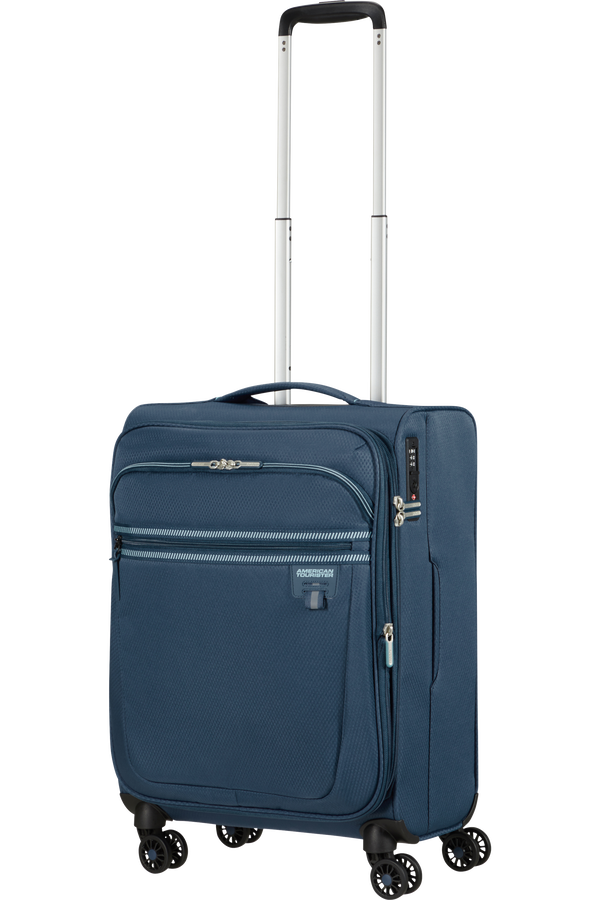 American Tourister Aerospin Spinner Expandable S  Indigo American Tourister Aerospin Spinner Expandable S  Indigo