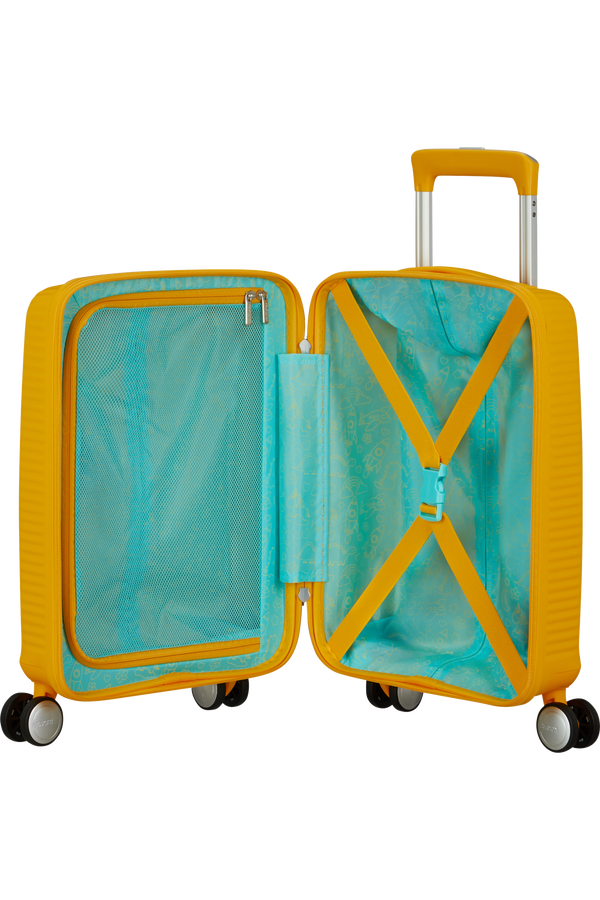 American Tourister Soundbox Mini Spinner 47cm  Golden Yellow
