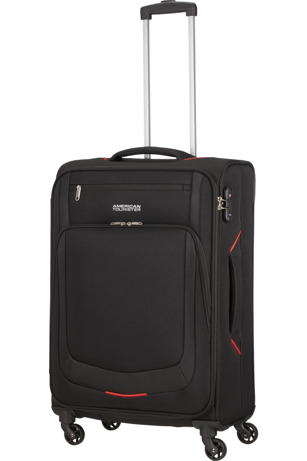 American Tourister Summer Session Spinner TSA M  Black/Red