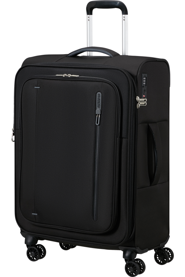 American Tourister Cloudrider Spinner EXP TSA M  Jet Black