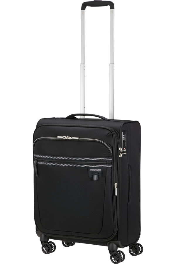 American Tourister Aerospin Spinner Expandable S  Black American Tourister Aerospin Spinner Expandable S  Black